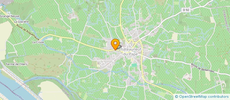 localisation de l'entreprise SCI FAMILLE ROUMIEUX  CHATEAUNEUF-DU-PAPE