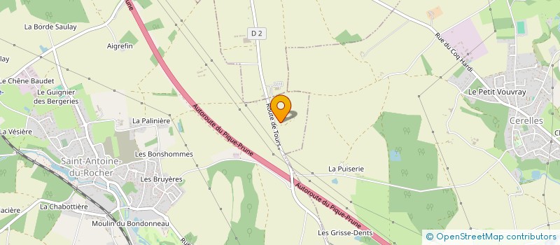 localisation de l'entreprise SCI FAMILLE ROUMSAS  SAINT ANTOINE DU ROCHER