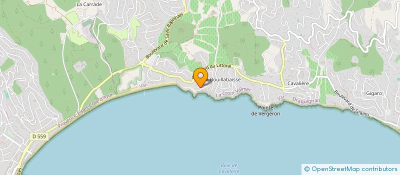 localisation de l'entreprise SCI FAMILLE SAALABIAN  LA CROIX-VALMER