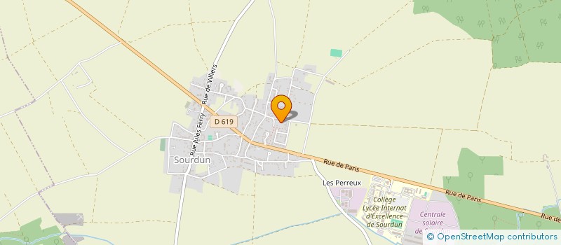 localisation de l'entreprise SCI FAMILLE SARDIN  SOURDUN