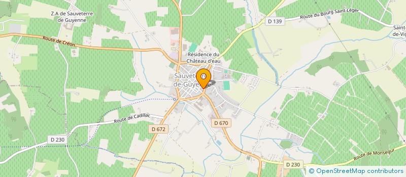 localisation de l'entreprise SCI FAMILLE SAUTS  SAUVETERRE-DE-GUYENNE