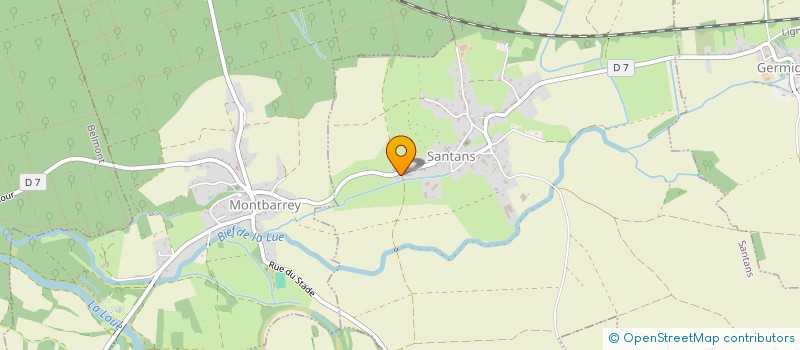 localisation de l'entreprise SCI FAMILLE SLC  SANTANS