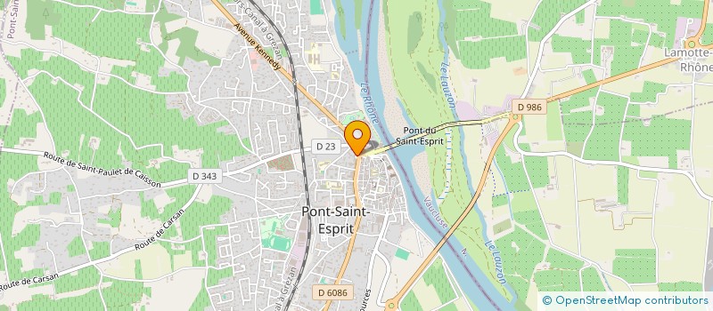 localisation de l'entreprise SCI FAMILLE TANGUY PONDAVEN  PONT-SAINT-ESPRIT