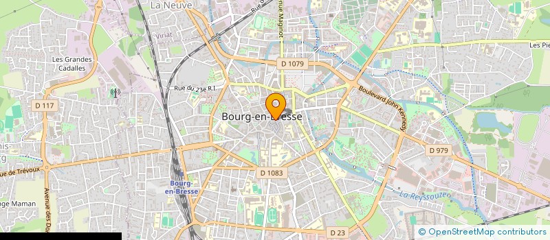 localisation de l'entreprise SCI FAMILLE THIEBAUT à BOURG-EN-BRESSE