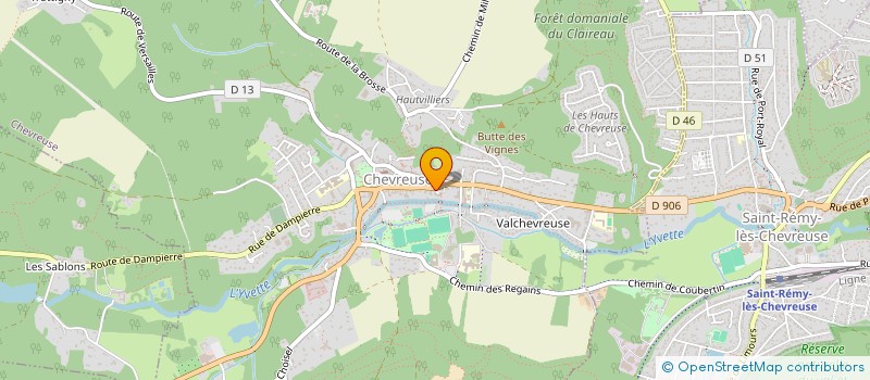 localisation de l'entreprise SCI FAMILLE TORTIL  CHEVREUSE