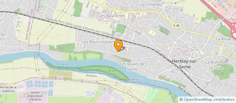 localisation de l'entreprise SCI FAMILLE TRAN GEAN LOUIS  HERBLAY-SUR-SEINE