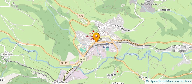 localisation de l'entreprise SCI FAMILLE URGON à MURAT