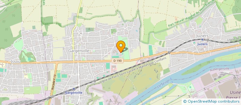 localisation de l'entreprise SCI FAMILLE V.A.G.  GARGENVILLE