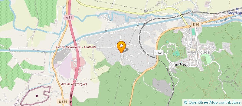 localisation de l'entreprise SCI FAMILLE VALANCOT  MEYRARGUES