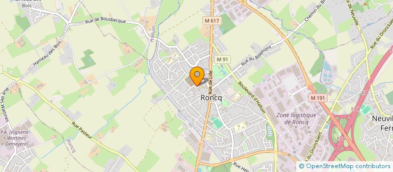 localisation de l'entreprise SCI FAMILLE VANDEVELDE à RONCQ