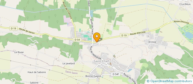 localisation de l'entreprise SCI FAMILLE VINEZ  SAINT-CHEF