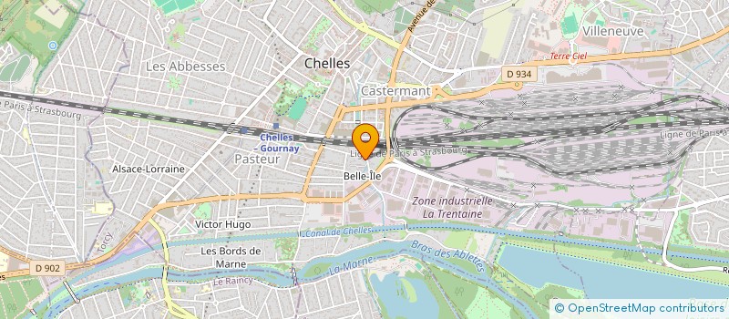 localisation de l'entreprise SCI FAMILLE VU ANH LINH  CHELLES