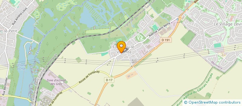 localisation de l'entreprise SCI FAMILLE YAGOUBI à FONTENAY-LE-VICOMTE