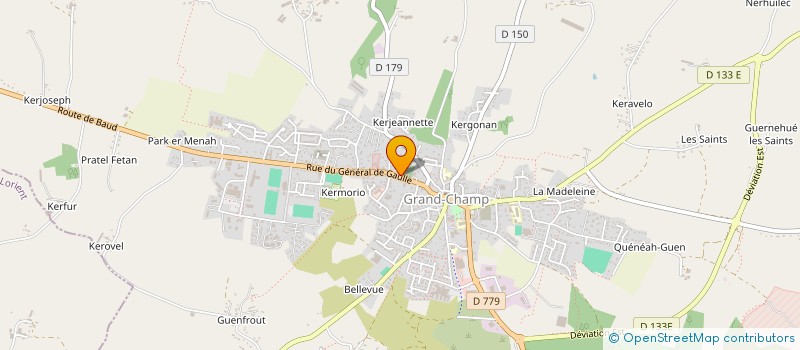 localisation de l'entreprise SCI FAMILLES RURALES BRETAGNE 56  GRAND-CHAMP