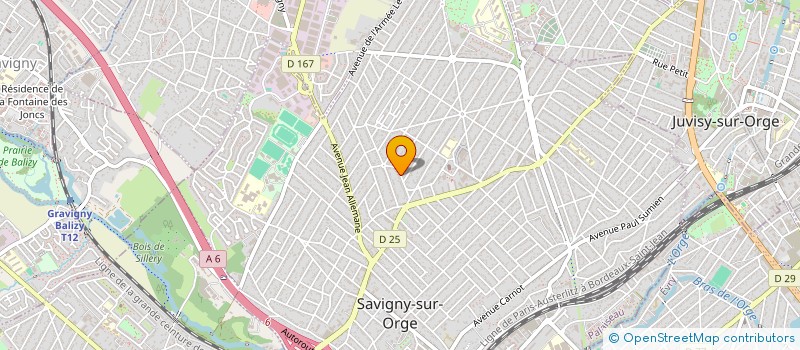 localisation de l'entreprise SCI FAMILLYA  SAVIGNY-SUR-ORGE