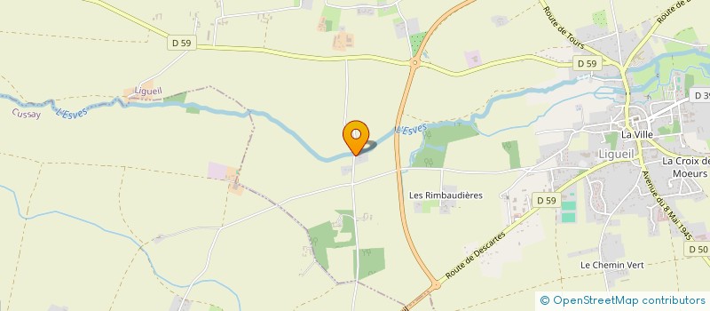 localisation de l'entreprise SCI FAMILOU  LIGUEIL