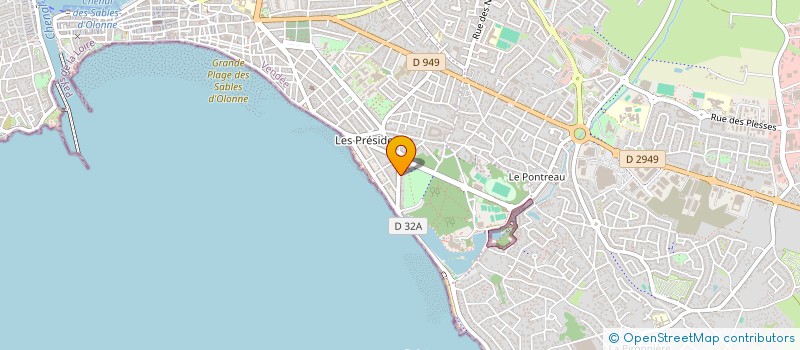 localisation de l'entreprise SCI FAMILY à LES SABLES D'OLONNE