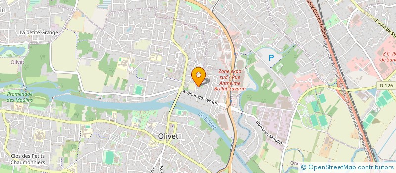 localisation de l'entreprise SCI FAMILY à OLIVET
