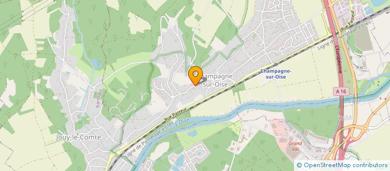 localisation de l'entreprise SCI FAMILY  CHAMPAGNE-SUR-OISE