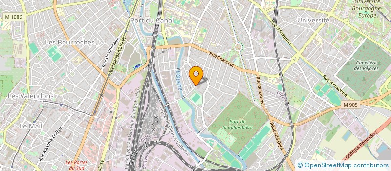 localisation de l'entreprise SCI FAMILY à DIJON
