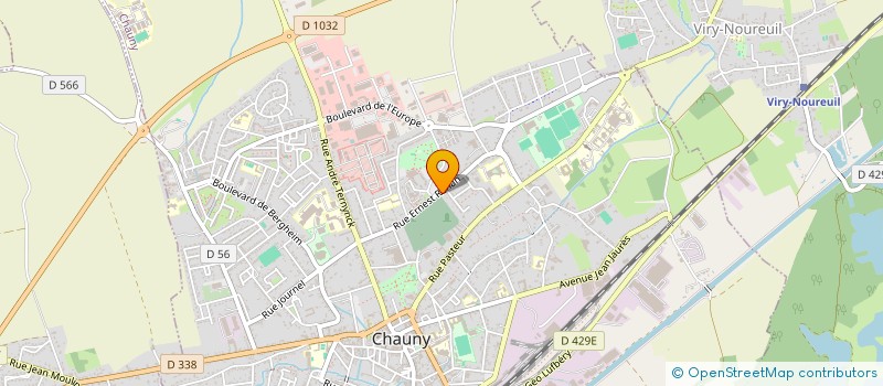 localisation de l'entreprise SCI FAMILY  CHAUNY