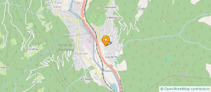 localisation de l'entreprise SCI FAMILY  CEVINS