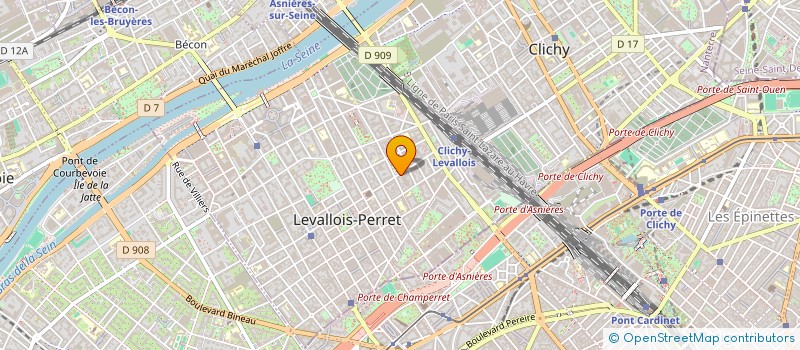 localisation de l'entreprise SCI FAMILY à LEVALLOIS-PERRET