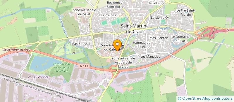 localisation de l'entreprise SCI FAMILY à SAINT-MARTIN-DE-CRAU
