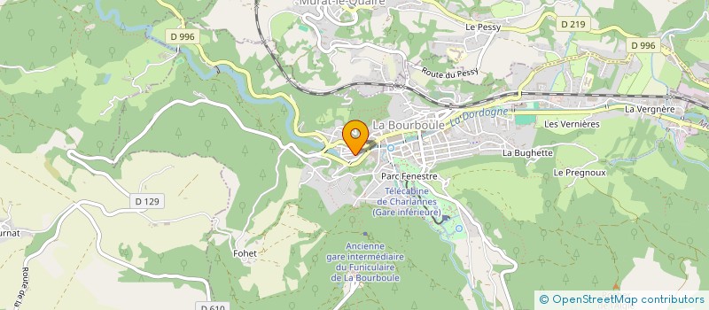 localisation de l'entreprise SCI FAMILY  LA BOURBOULE