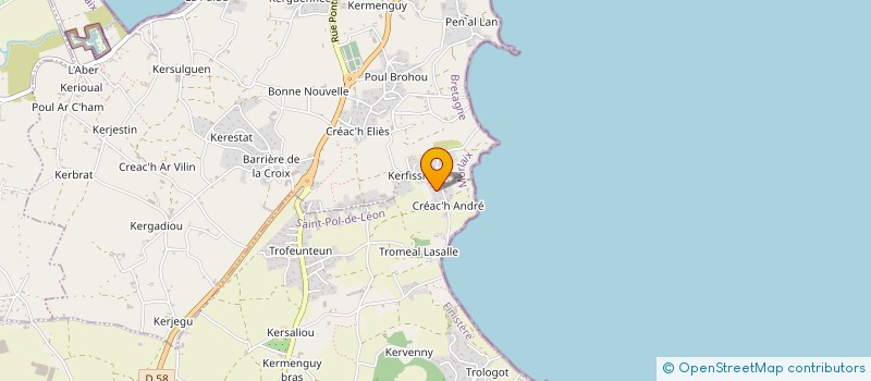 localisation de l'entreprise SCI FAMILY  SAINT-POL-DE-LEON