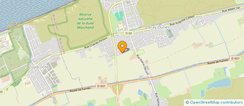 localisation de l'entreprise SCI FAMILY  BRAY-DUNES