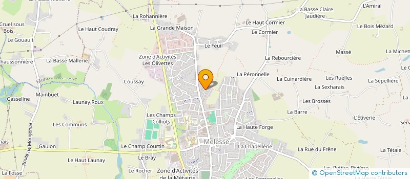 localisation de l'entreprise SCI FAMILY  MELESSE