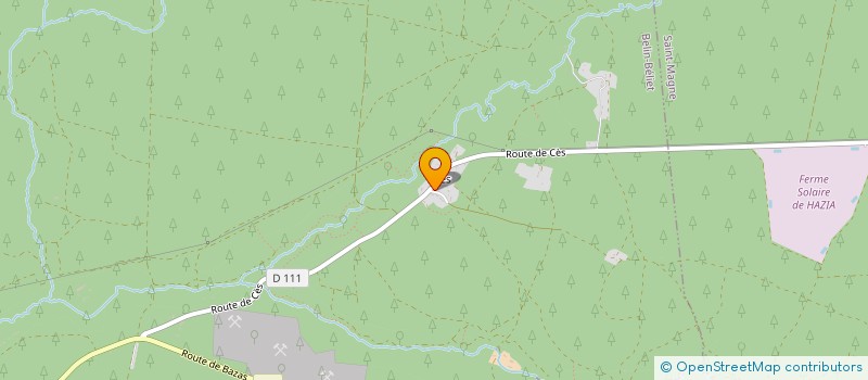 localisation de l'entreprise SCI FAMILY  BELIN-BELIET