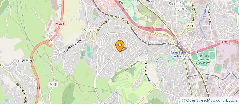 localisation de l'entreprise SCI FAMILY  VILLARS