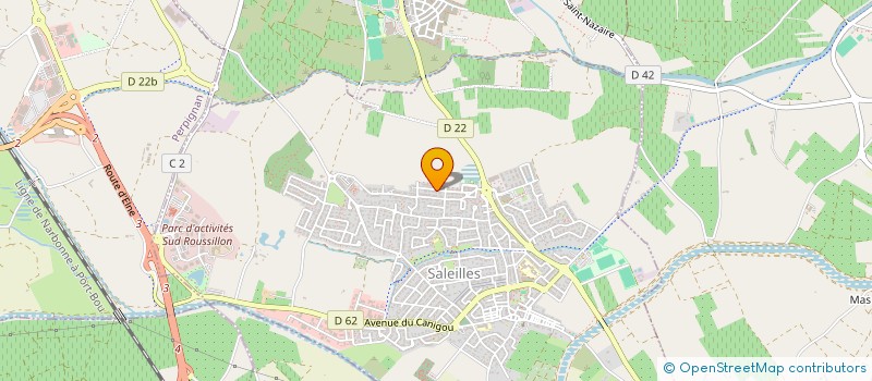 localisation de l'entreprise SCI FAMILY  SALEILLES