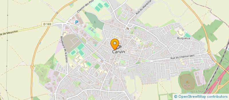 localisation de l'entreprise SCI FAMILY  CARVIN