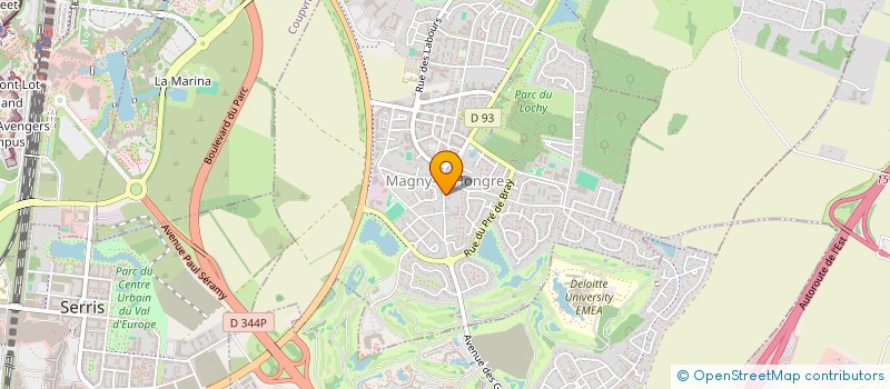 localisation de l'entreprise SCI FAMILY  MAGNY-LE-HONGRE