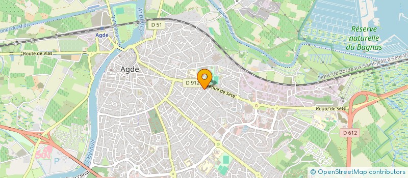 localisation de l'entreprise SCI FAMILY  AGDE