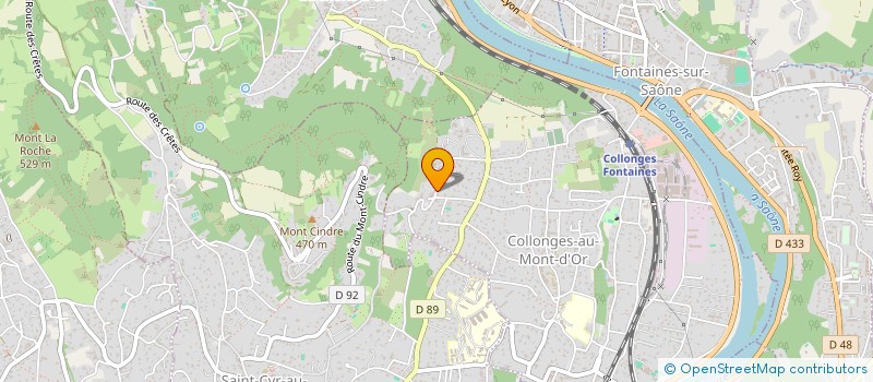 localisation de l'entreprise SCI FAMILY ALPES  COLLONGES-AU-MONT-D'OR