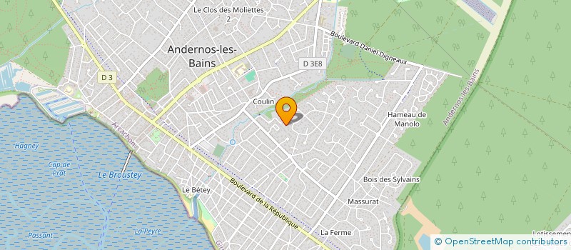 localisation de l'entreprise SCI FAMILY BR  ANDERNOS-LES-BAINS