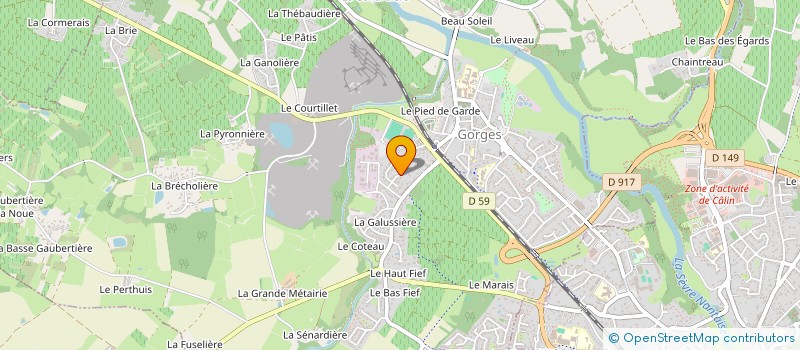 localisation de l'entreprise SCI FAMILY BUSINESS  GORGES