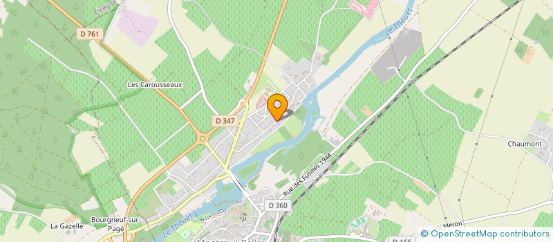 localisation de l'entreprise SCI FAMILY COMPAGNIE  MONTREUIL-BELLAY