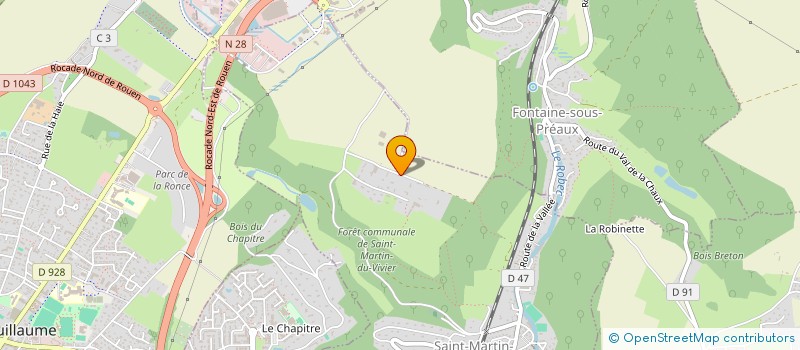 localisation de l'entreprise SCI FAMILY CROIN  SAINT-MARTIN-DU-VIVIER