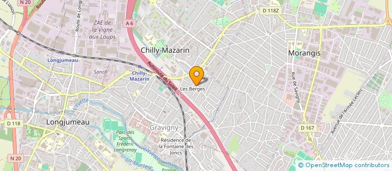 localisation de l'entreprise SCI FAMILY DE SOUSA à CHILLY-MAZARIN