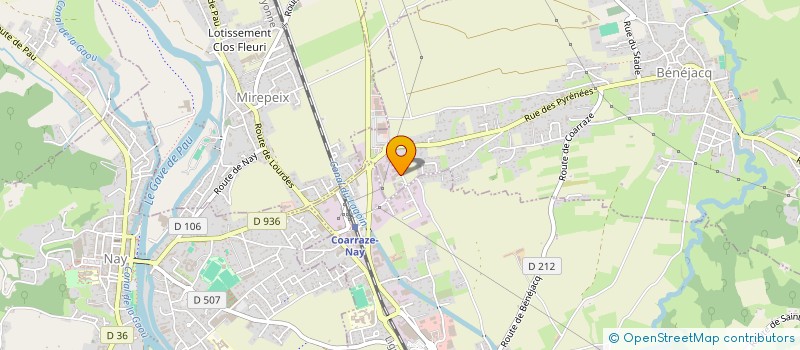 localisation de l'entreprise SCI FAMILY DES 3 B  COARRAZE