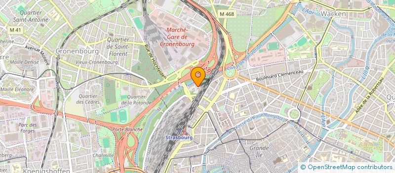 localisation de l'entreprise SCI FAMILY FIRST  STRASBOURG