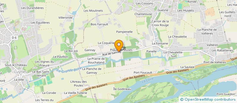 localisation de l'entreprise SCI FAMILY FOUR à FONDETTES