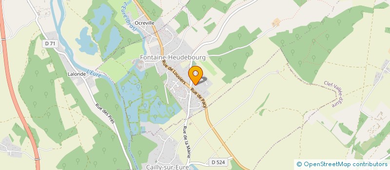 localisation de l'entreprise SCI FAMILY FRETE  CLEF VALLEE D'EURE