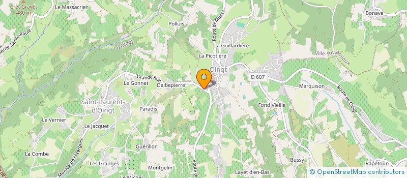 localisation de l'entreprise SCI FAMILY INVEST  VAL D'OINGT