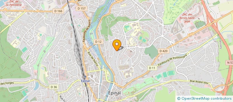 localisation de l'entreprise SCI FAMILY LACOUR  EPINAL